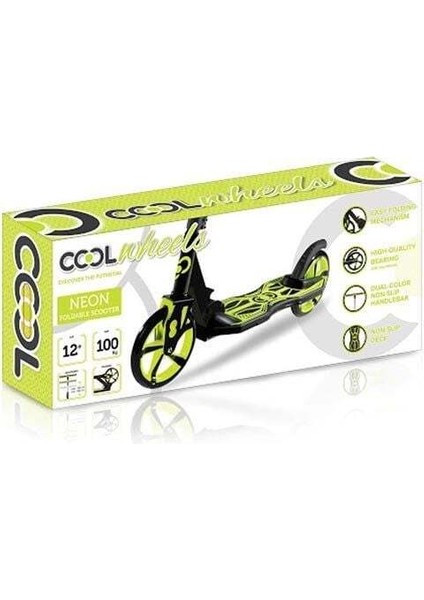 Cool Wheels Katlanır Scooter 12+ Neon