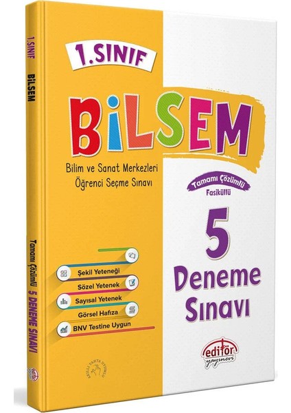 1. Sınıf Bilsem Jet Plus- Çıkması Muhtemel Sorular ve Bilsem Deneme Seti