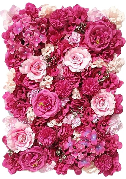 Yapay Ipek Çiçekler Duvar Paneli Düğün Parti Çiçek Zemin Dekorasyon Gülü (Yurt Dışından)