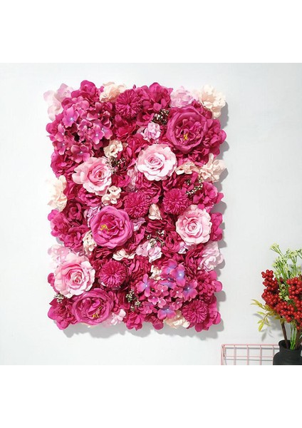 Yapay Ipek Çiçekler Duvar Paneli Düğün Parti Çiçek Zemin Dekorasyon Gülü (Yurt Dışından) fiyatları