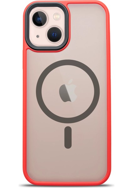 Apple iPhone 14 Plus Magsafe BOLD Anti-Shock Kılıf - Kırmızı