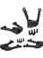 4x Rc Şok Damper Kuleleri Dağı SCX10 Iı 90046 90047 Araba Kamyon Dıy Parçaları Siyah 5