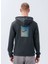 Sweat Hoody Begin M - Erkek Pamuklu Antrasit Sweatshirt - 4222316 3