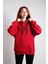 Oversize Hoodie Mia Wallace Printed Red 1