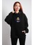 Oversize Hoodie Mickey Mouse Dragling Black 1