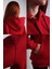 Oversize Hoodie Rock And Roll Themed Red 2