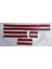 Jeep Cherokee - 91/96 Kapı Bandı Set Ince Tip (Nikelaj Çıtalı) (8 Parça) (Bfn) - 2