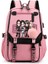 Gshopper Blackpink Temalı USB Şarjlı Sırt Çantası - Pembe (Yurt Dışından) 1