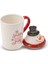 New Year Yeni Yıl Snowman Kapaklı Kupa/Mug 350 ml 3