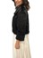 Newin Style Geniş Kollu ve Yakalı Gelin Etol Kürk Bolero Siyah 1