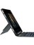 Apple iPad Air 12.9 Inç 2022 (5.nesil) Uyumlu Fuchsia Touch Pad Bluetooth Klavyeli Standlı Mıknatıslı Tablet Kılıfı 2