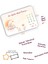 Erays Home Bebek Hediye Aylık Fotoğraf Anı Battaniyesi, Kız Bebek Yeni Doğan Baby Shower Doğum 3