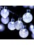 Bahçe Noel Dekorasyonu Için Suya Dayanıklı 30LED Güneş Kabarcık Topu Işık Dize 2