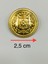 Trençkot ve Ceket Düğmesi Takımı 6 Lı Set Gold 2