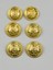Trençkot ve Ceket Düğmesi Takımı 6 Lı Set Gold 3