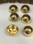 Ceket Trençkot Düğmesi Bombeli Gold 6 Lı Set 1