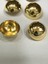 Ceket Trençkot Düğmesi Bombeli Gold 6 Lı Set 3