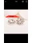 Taşlı Düğme Çiçek Modeli 5 Li Set 1,3 cm 2
