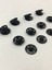 Çıtçıt Metal Siyah 1,0 cm 8 Li Set 1