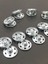 Çıtçıt Metal Gümüş 1,5 cm 8 Li Set 3