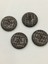 Rugan Düğme 4 Lü Set Vizon (4,5 Cm) 1