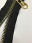 Çanta Fermuarı / Metalik Görünüm/ Gold 35 cm Siyah 2