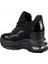 22K300-9 Dolgu Topuk Siyah Kadın Sneakers 4