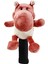 Golf Club Headcover Protector Sleve Yumuşak Ahşap Sürücü Kafa Kapağı Golfçü Kırmızı Hippopotamus 2