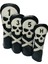 4pcs Pu Golf Kulübü Kafa Kapakları Set/5 Ut Fairway Woods Headcovers 16X37CM 13X30CM 10.5X26CM 1