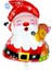10 Adet Noel Dekorasyonu Alüminyum Film Balonları Stil: Snowflake Santa (Yurt Dışından) 1