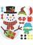 El Yapımı Hissedilen Noel Ağacı Dekorasyon Çocukları Dıy Noel Dekorasyonları Stil: Giydirme 2 (Yurt Dışından) 1