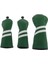 3 Paketler Ahşap Kafa Kapağı Golf Fairway Sürücüsü Headcover Bekçi Kol Golfçü Dişli Yeşil(Yurt Dışından) 1