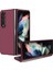 Samsung Galaxy Z Fold 4 5g Telefon Kılıfı - Koyu Kırmızı (Yurt Dışından) 1