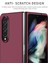 Samsung Galaxy Z Fold 4 5g Telefon Kılıfı - Koyu Kırmızı (Yurt Dışından) 3