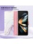 Samsung Galaxy Z Fold 4 5g Telefon Kılıfı - Beyaz/mor (Yurt Dışından) 4