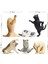 6x Karikatür Pvc Figürleri Multi Için Minyatür Figürinler Heykelleri (Yurt Dışından) 2