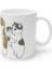Yavrularıyla Anne Kediler Kupa Mug 3