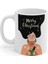 Noel Yılbaşı Kadın Portakallı Çay Merry Christmas Kupa Mug 1