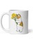Çiçekli Kedi Flower Cat Kupa Bardak Mug 1