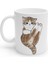 Gerinen Kedi Stretch Cat Kupa Bardak Mug 1
