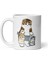 Çocuklarıyla Alışverişte Anne Kedi Shopping Mom Cat Kupa Bardak Mug 1