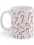 Noel Yılbaşı Baston Şekerler Candy Canes Kupa Mug 1