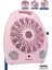Sahra Pembe 2000 Watt Isıya Dayanıklı Sıcak Ilık Soğuk Devrilme Emniyetli Isıtıcı Fan 2