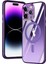 iPhone 14 Pro Kılıf Kamera Çerçeve Yükseltili Korumalı Parlak Metal Magsafe Manyetik Metal Yüzük Standlı Elit Kapak 1