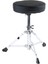 Metal Tripod Çocuk Drum Dışkı Stand Taht Sandalye Kauçuk Ayaklar Siyah (Yurt Dışından) 3