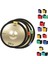 3x Merhaba Şapka Cymbal Sessiz Uygulama Sönümü Perküsyon Parçaları 12 '' 14 '' 16 '' 12-14-16 Inç (Yurt Dışından) 3