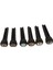 6 Pcs Abanoz Gitar Köprüsü Uç Pimler Set Aksanlar Yeni (Yurt Dışından) 5