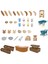 Dollhouse Mobilya Seti 1/12 Zengin Aksesuar Oturma Odası İçin Dekorasyonlar 4+ Ekmek (Yurt Dışından) 1
