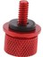 Alüminyum Motosiklet Montajı Harley Için Koltuk Cıvatası Vidası - 6mm 1/4 "kırmızı (Yurt Dışından) 3
