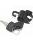 Siyah Cnc 22MM Motosiklet Scooter Kask Hırs Tahsis Kilit Güvenliği Assy (Yurt Dışından) 5